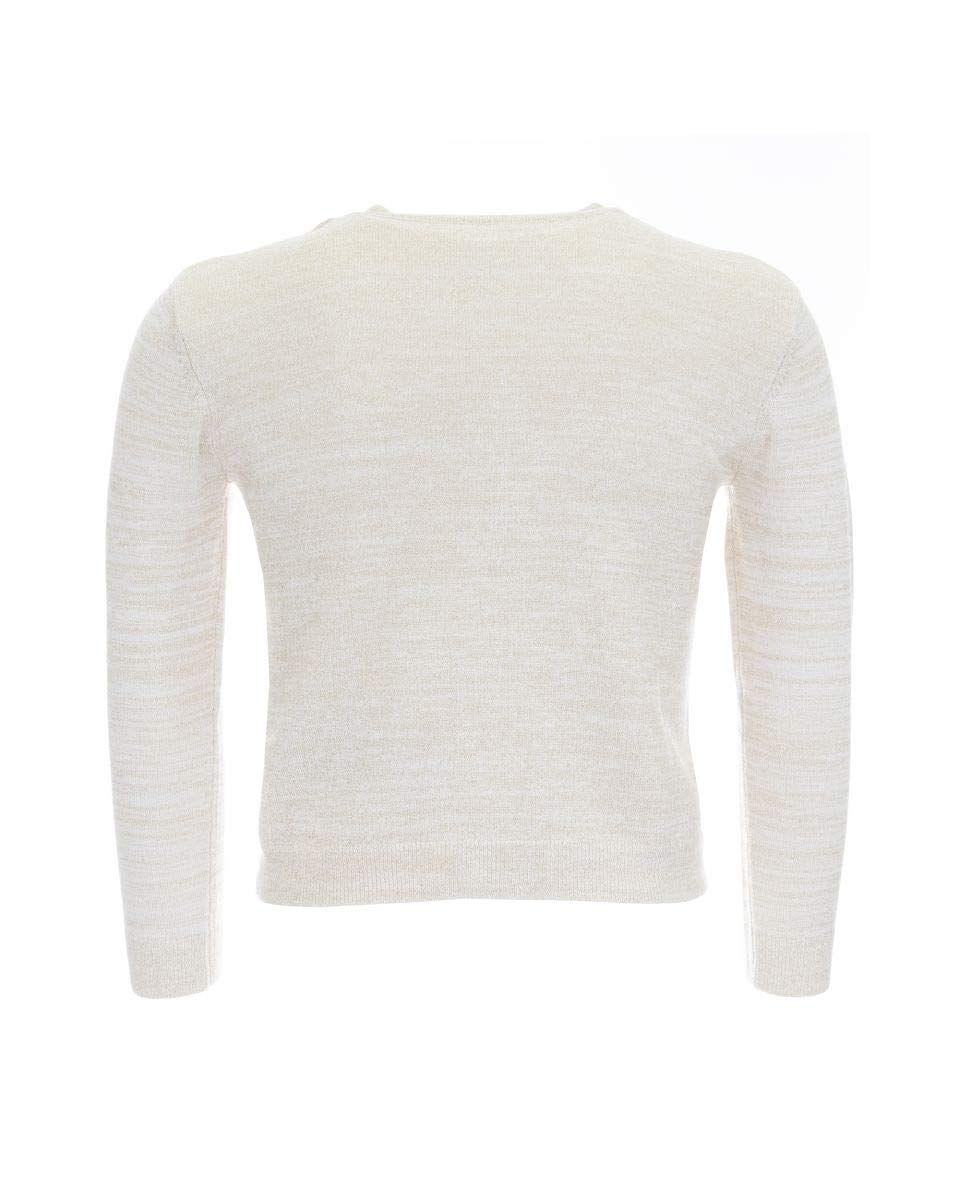 GUESS? Cardigan con Strass da Bambina, 6 Anni (116cm), Bianco