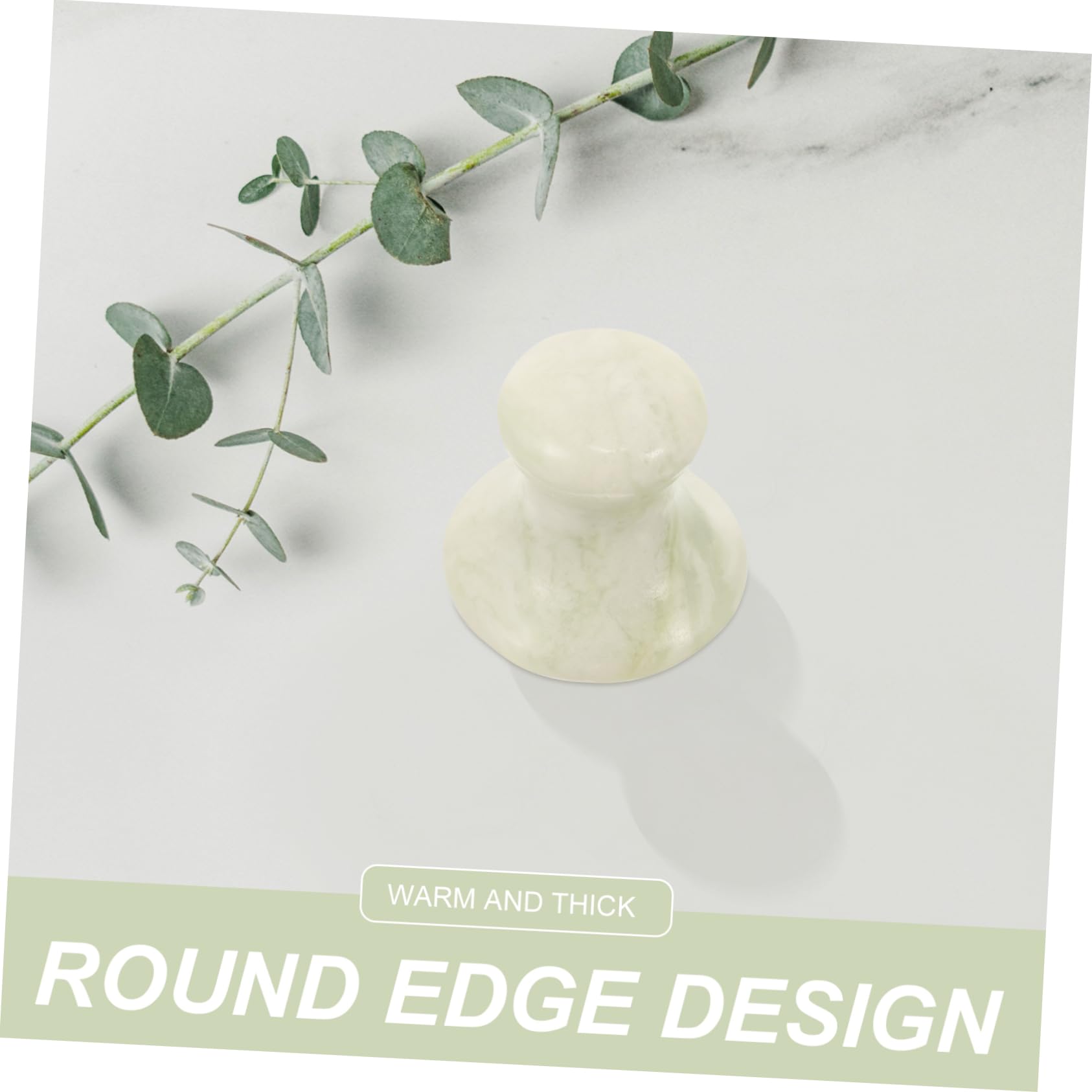 FRCOLOR 5stücke Jade Gesichts-massagegerät Aus Natürlichem Ergonomisches Pilzdesign Zur Linderung Von Schwellungen Und Verspannungen Für Gesichtspflege Und Wellness-anwendungen