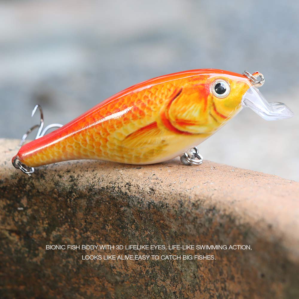 Miękkie przynęty wędkarskie, Przynęty wędkarskie 7.5cm 11g Ranny Minnow Woblery Fishing Lure Twarda przynęta Crankbait Peche Bass Sztuczne przynęty Szczupak Przynęty karpiowe Swimbait