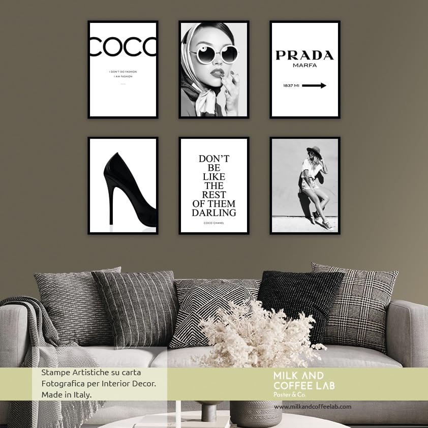 SXKJ Tela Nordic Pittura Stampe Labbra D'oro Sexy Complementi Arredo Casa Poster Opere D'arte Della Parete Soggiorno Moderno Camera Da Letto Immagini Modulari 60x60 cm Senza Cornice