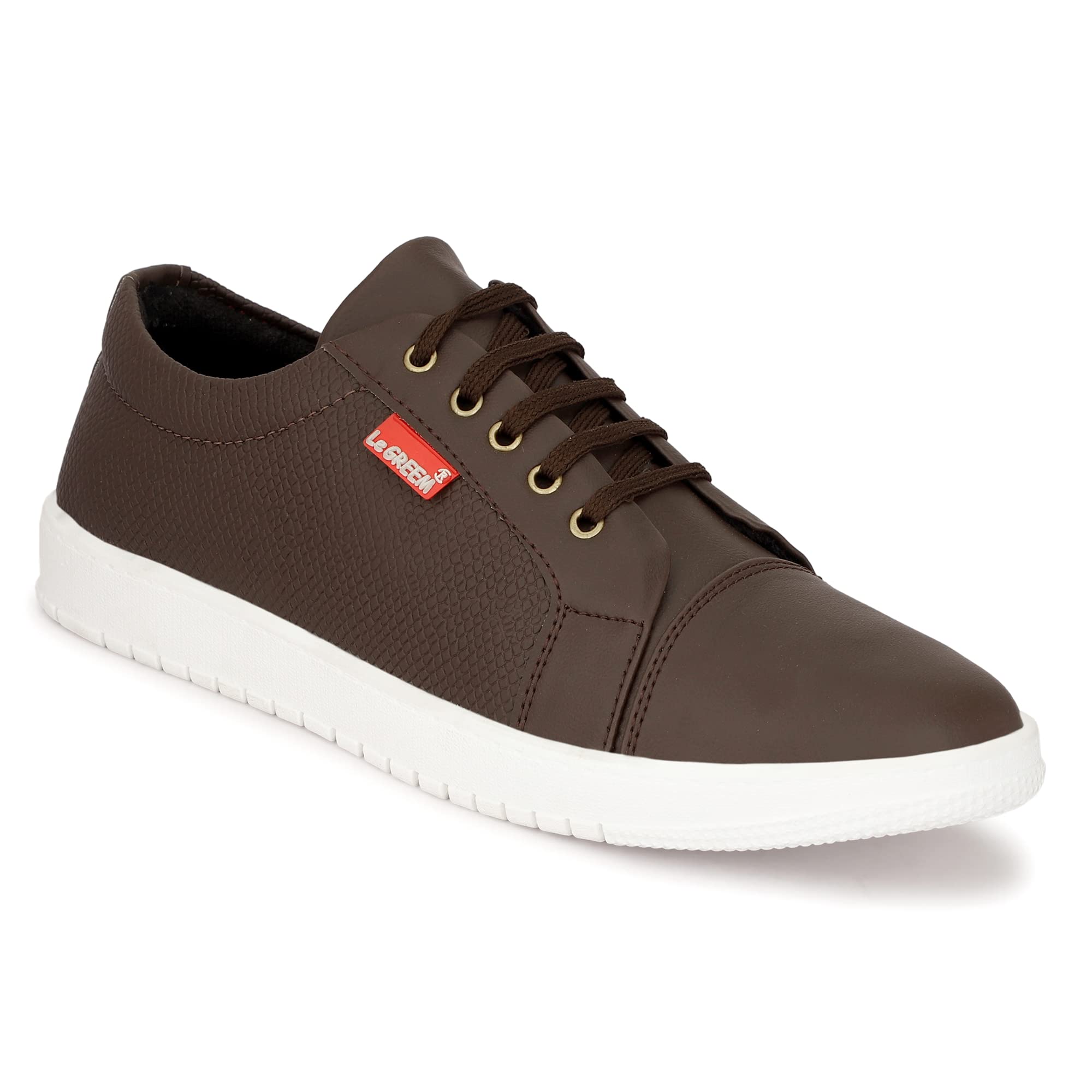 Men's Synthetic Leather Stylish/Comfortable Lace-Ups Sneakers-image-16