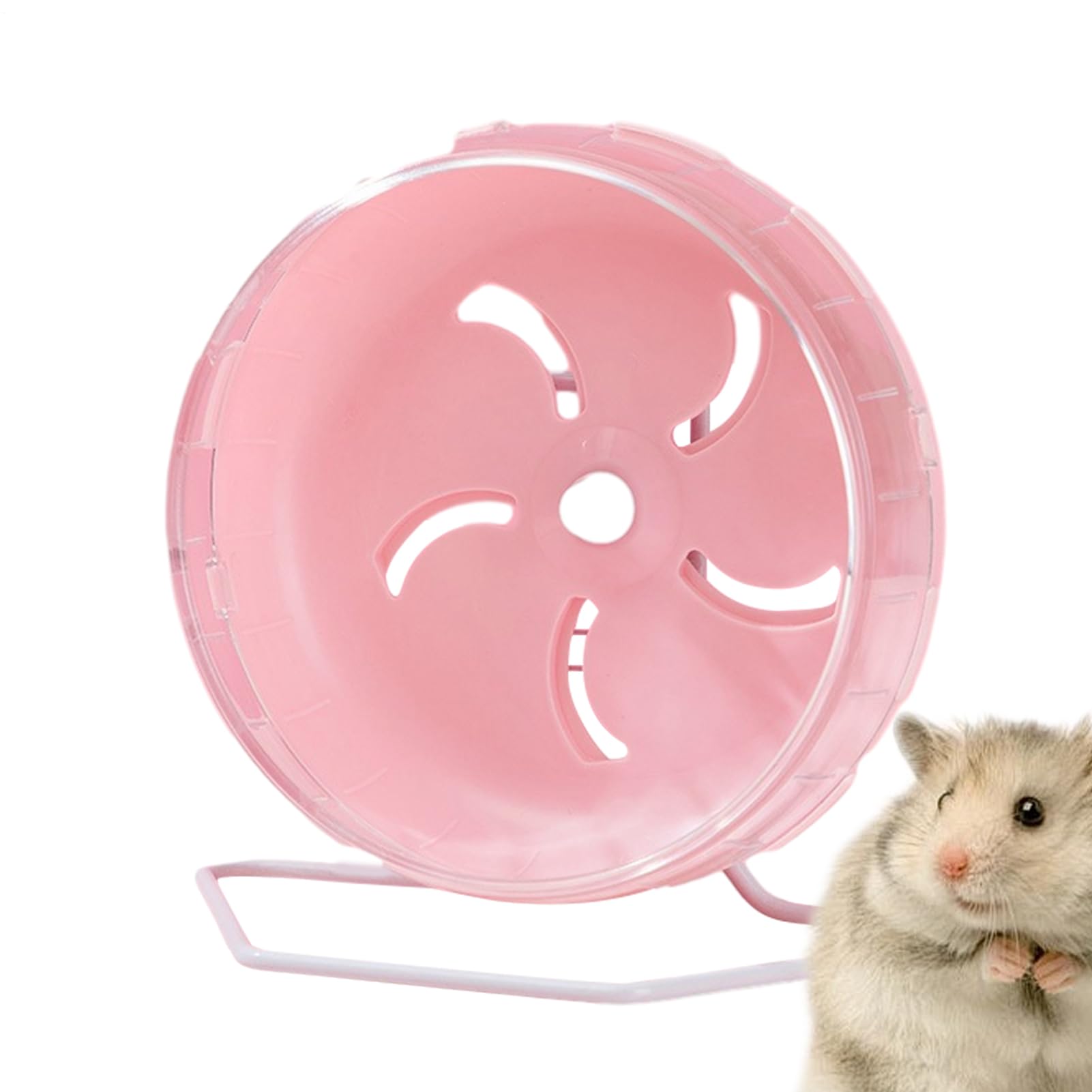 Exercise Wheel – Silent Hamster Spinner, Small Animal Toy | Durablee Plasticc Running Accessory, Noise-Frree Workout Pet Equipment, Fun Activity Gear for Mice Hedgehog Gerbil in Indoor Habitat