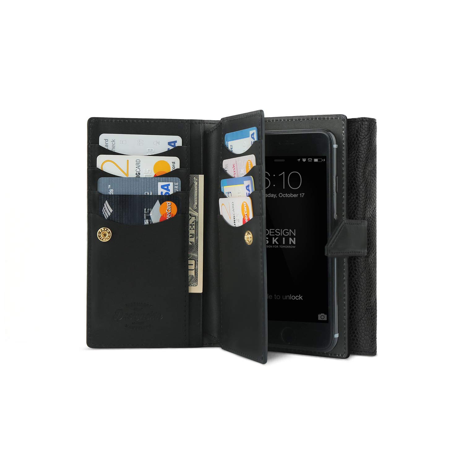 Amazon.co.jp: DESIGN SKIN 本革 手帳型 ケース スライド式 多機種対応 