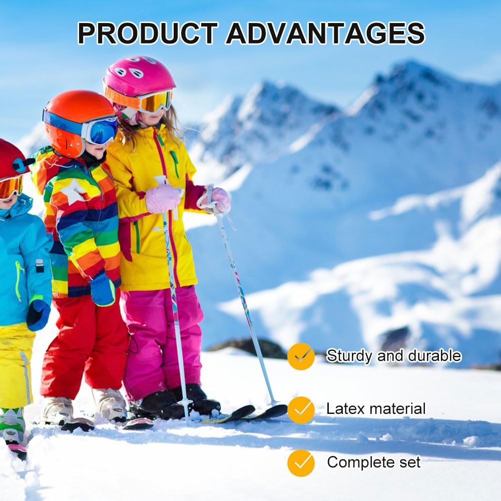 Skispitzenverbinder Kinder,Skitrainingshilfe Skispitzen,Snowboard Spitze Clips,Elastische Skispitzen Verbindung,Perfect für Anfänger