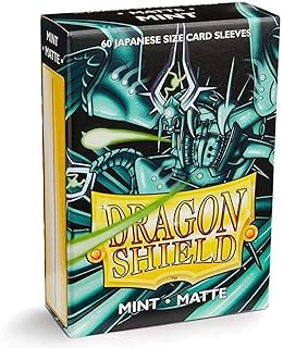 Dragon Shield Matte Mini Japanese Mint 60 ct Card Sleeves Individual Pack