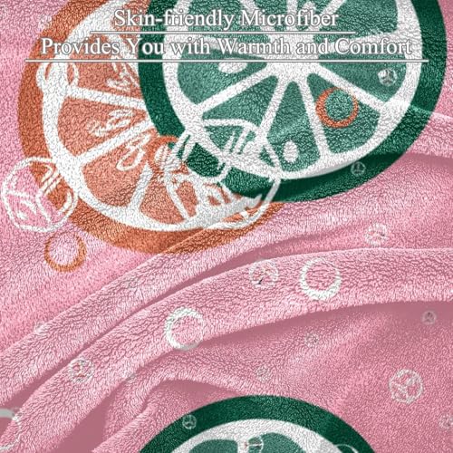Couverture polaire plaid chaud vert citron pour soirées cocooning canapé