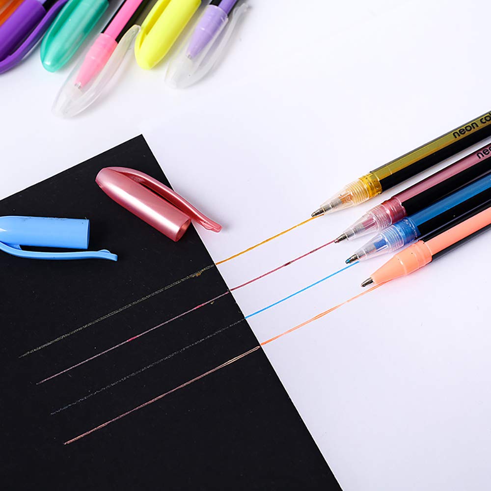 YYMIYU 12 kinds of color filling pen metal pen set color pen (1mm