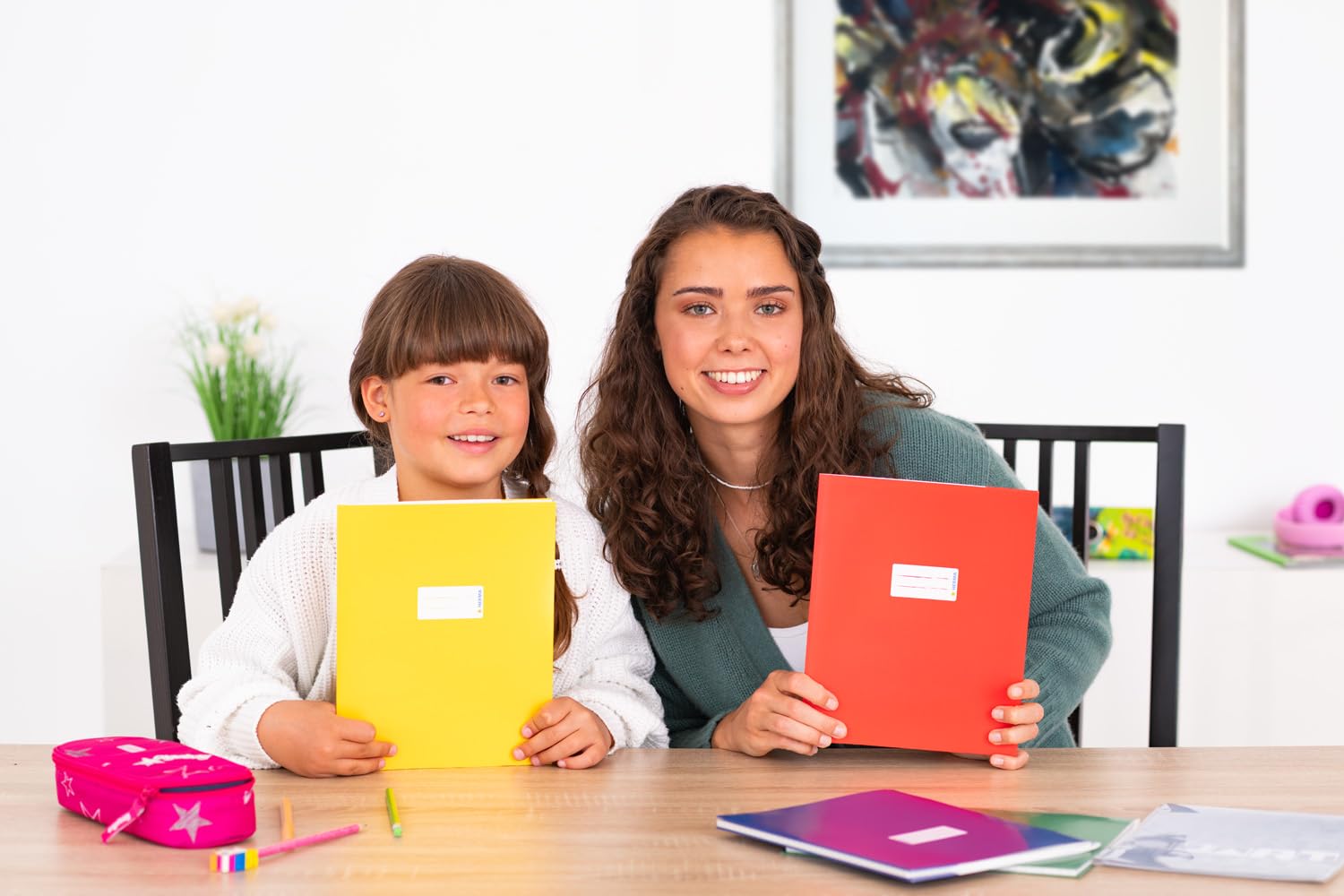 19844 Lot De 10 Protège-Cahiers A5 En Raphia Rouge Bordeaux Avec Étiquette Et Structure En