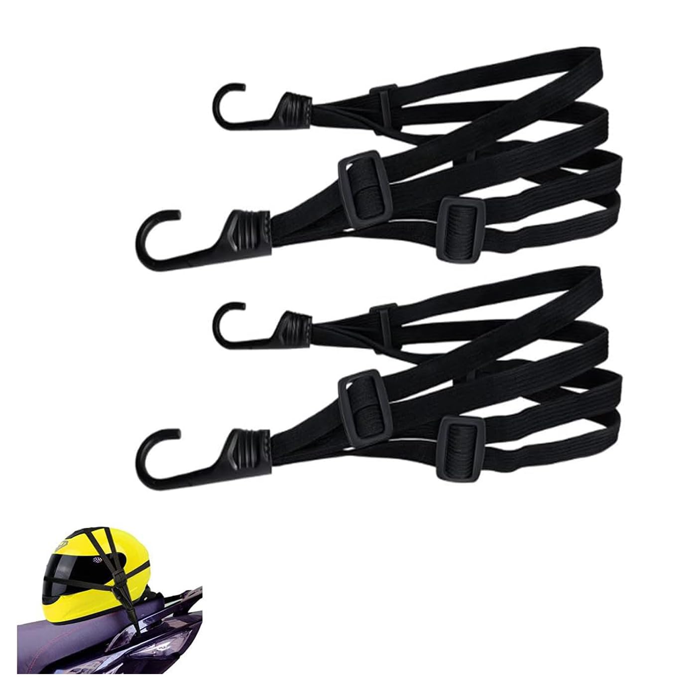 R-timer 2X Motorbike Bungee Cords for KAWASAKI ZR-X 1100 1997-1998