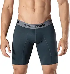 Cueca Boxer Microfibra Ciclista Long Leg Box Keeper Esportiva Anti Assadura