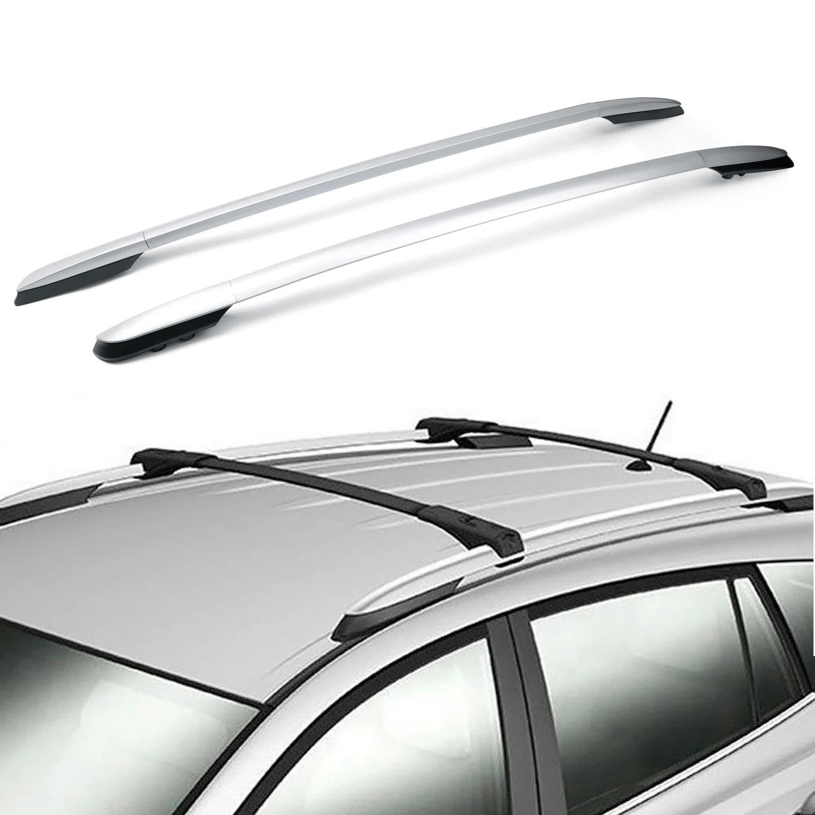 Barras Portaequipajes Barras Cruzadas para Techo De para RAV4 2013-2019 Laterales Aluminio Accesorios para Automóviles