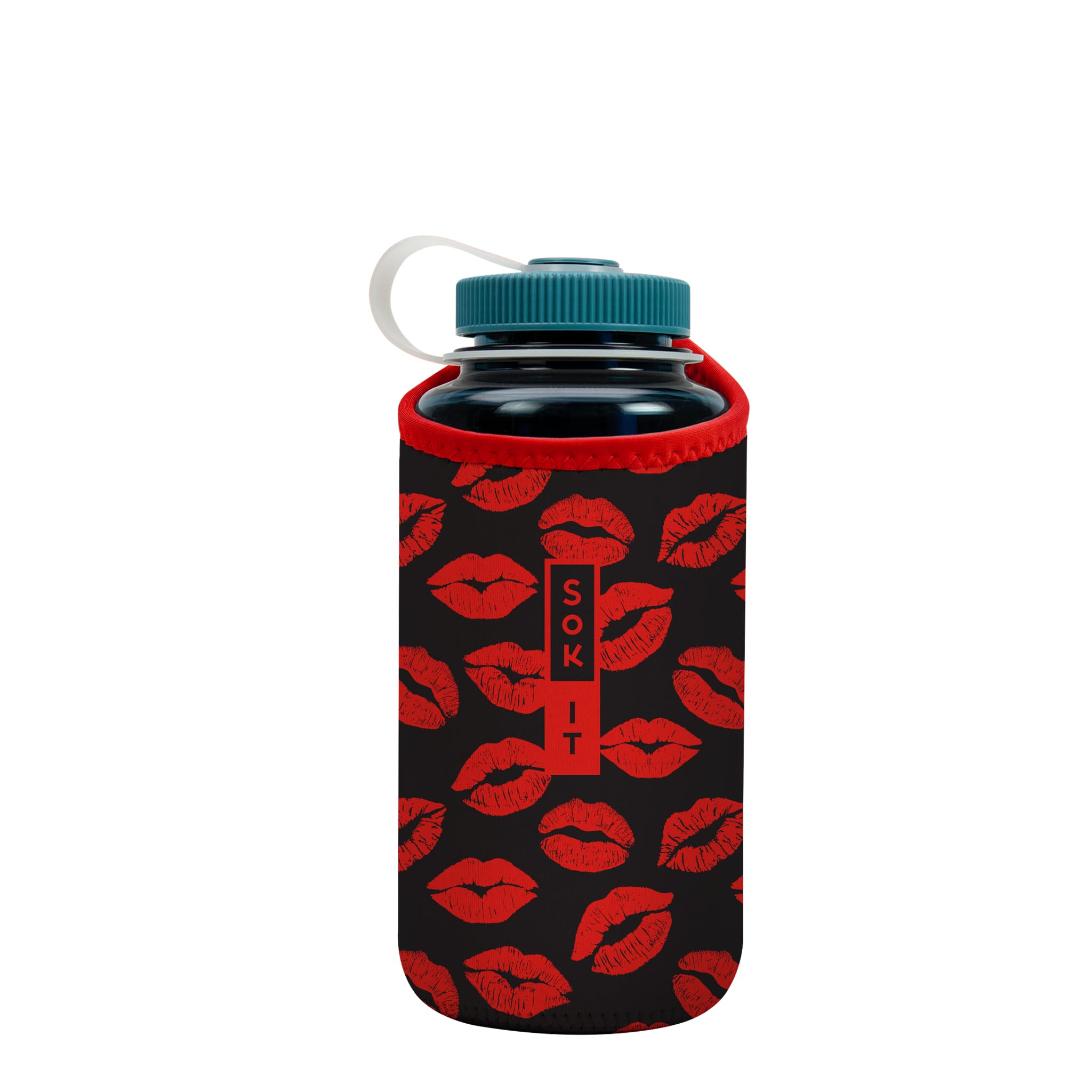 Sok It BotlSok Water Bottle Sleeve Insulated Neoprene Cover (XOXO, Fits 32oz Nalgene) — image 1