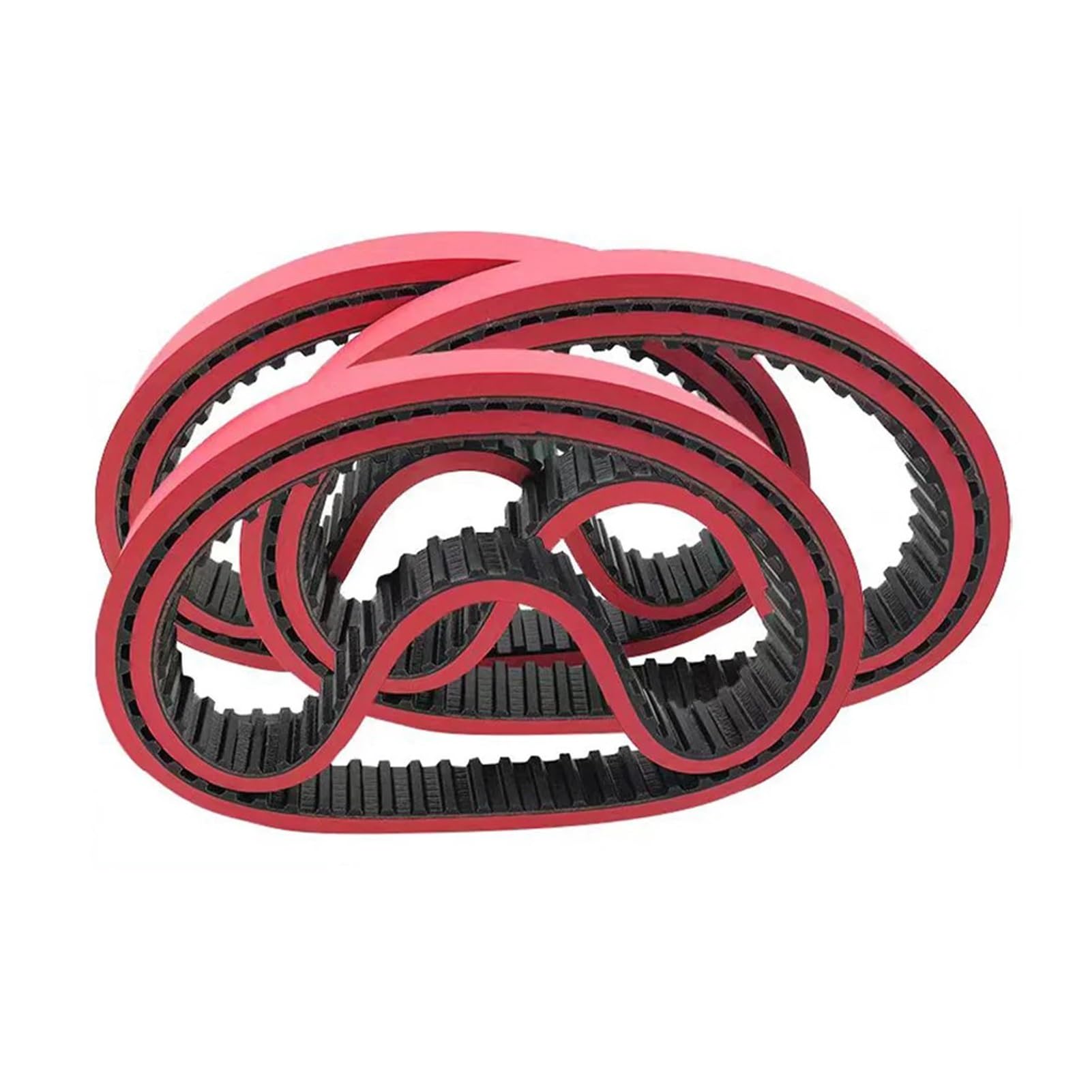 1pc PU Food Grade Timing Belt | T10-660-700mm Red Rubber For VFFS Packing Machine(T10-660mm,1PC_38MM)