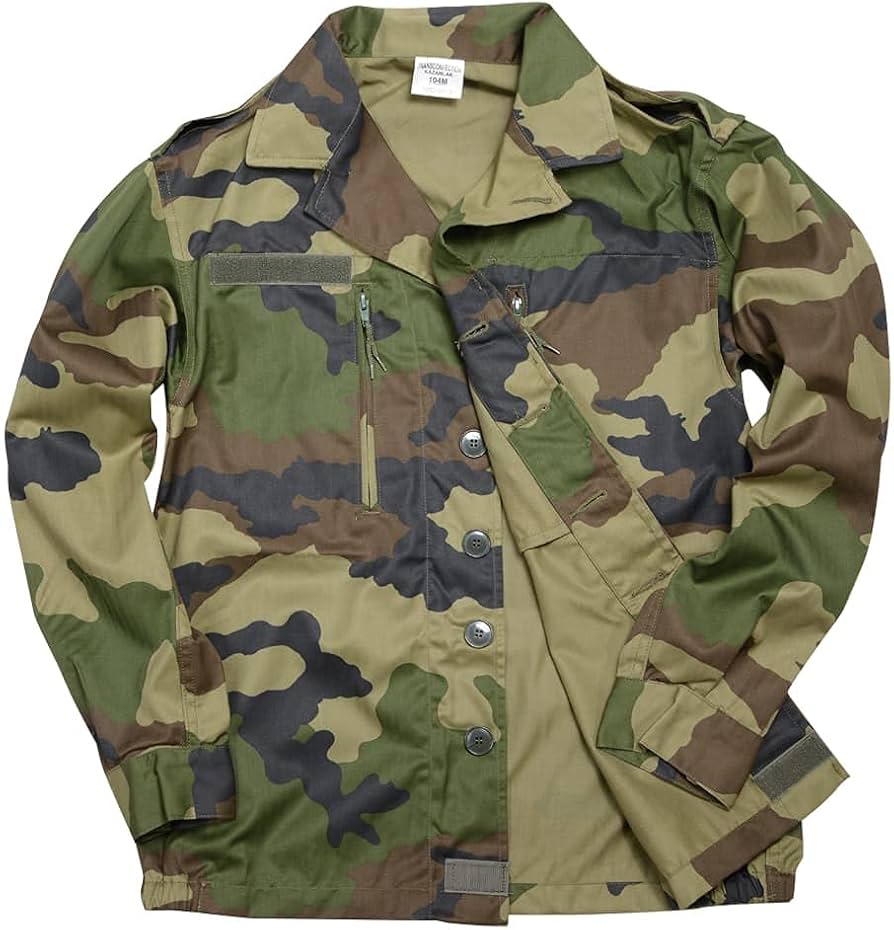 Amazon | フランス軍放出品 F2 コンバットジャケット CCE迷彩 2