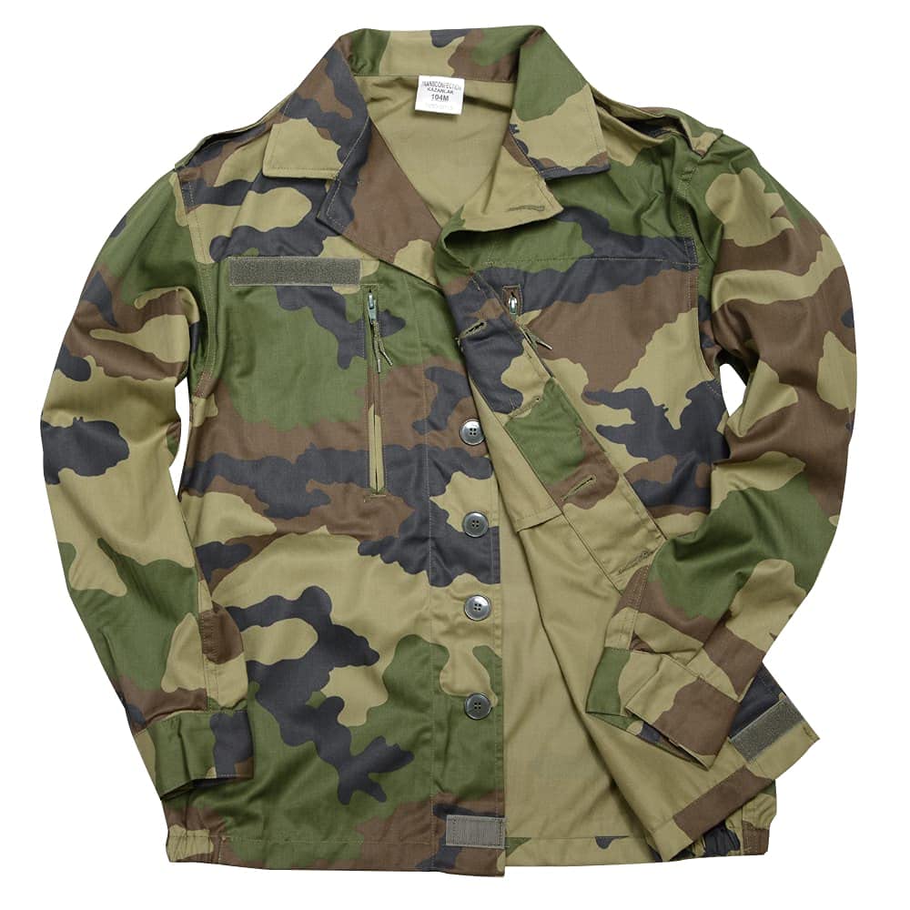 フランス軍 F2戦闘服下 □フランス軍 F-2ジャケット（CCE迷彩）をレビュー！【French