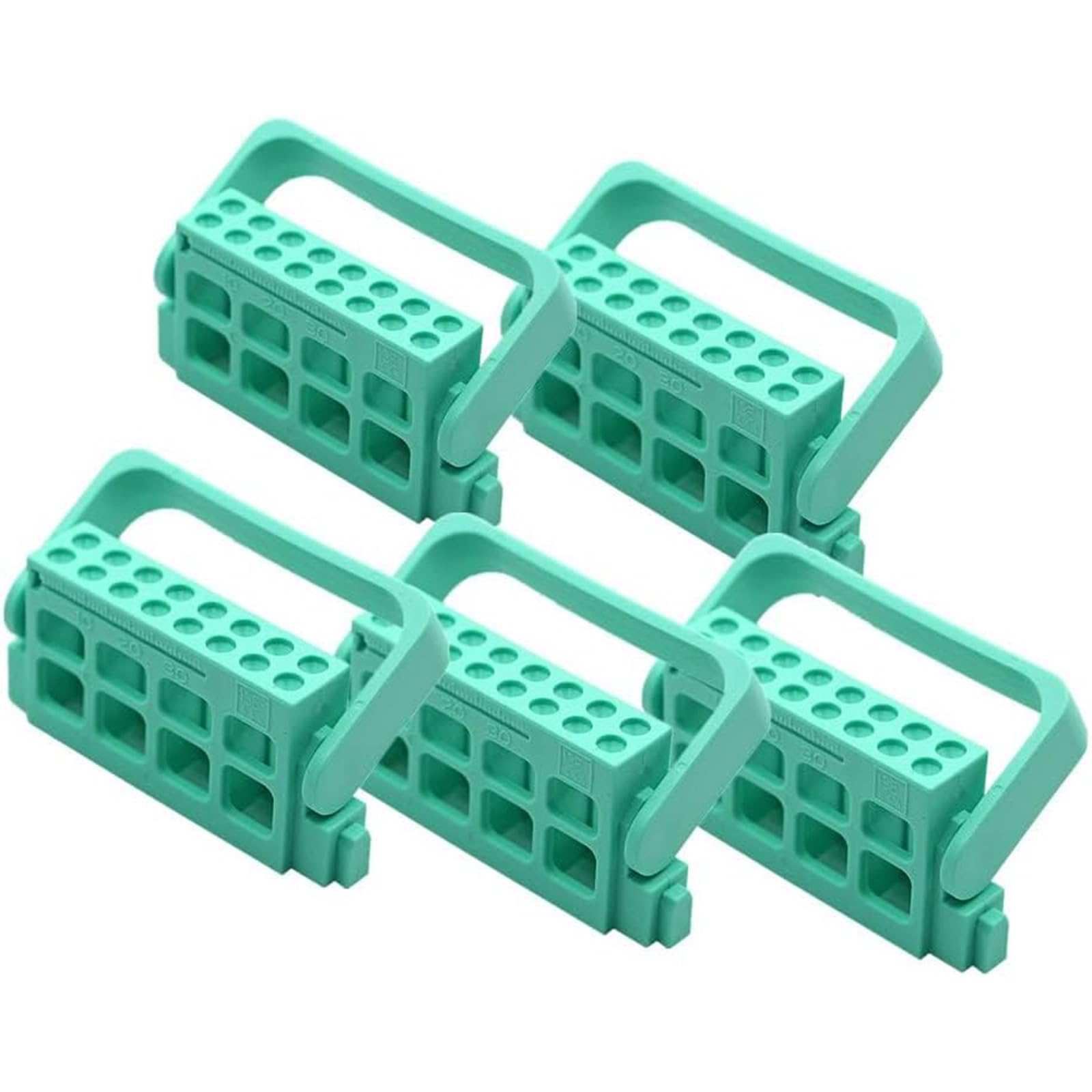 Bceer 16 Holes 5Pcs 8 Holes / Autoclavable Endo Files Holder Dispenser Endodontic Drill Stand(Color:16 Holes)