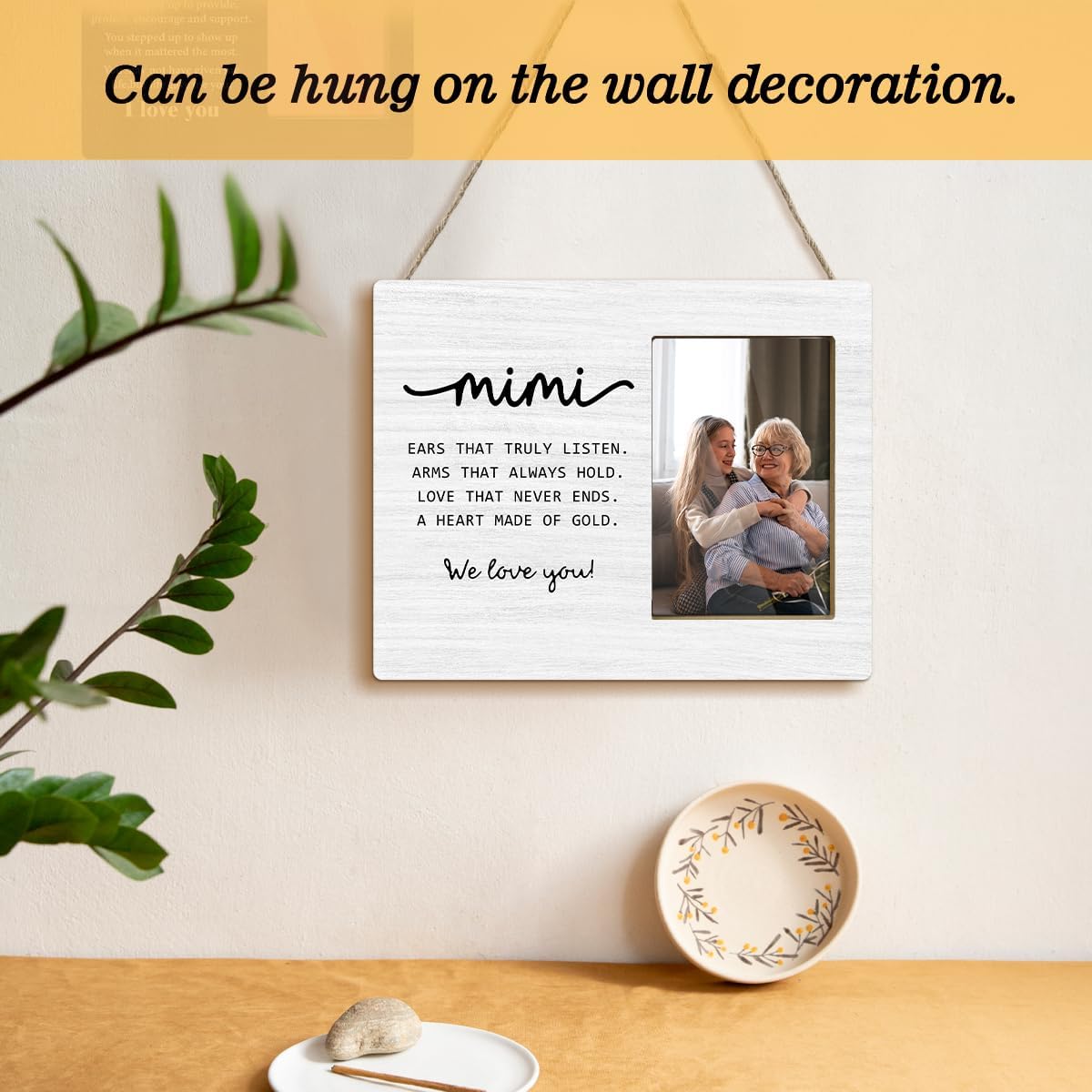 JioJio Chan Mimi Gifts Photo Frames - Grandma/Mimi/Nana Gifts for Mothers Day - 4 x 6 Inch Picture Frames - Image 4