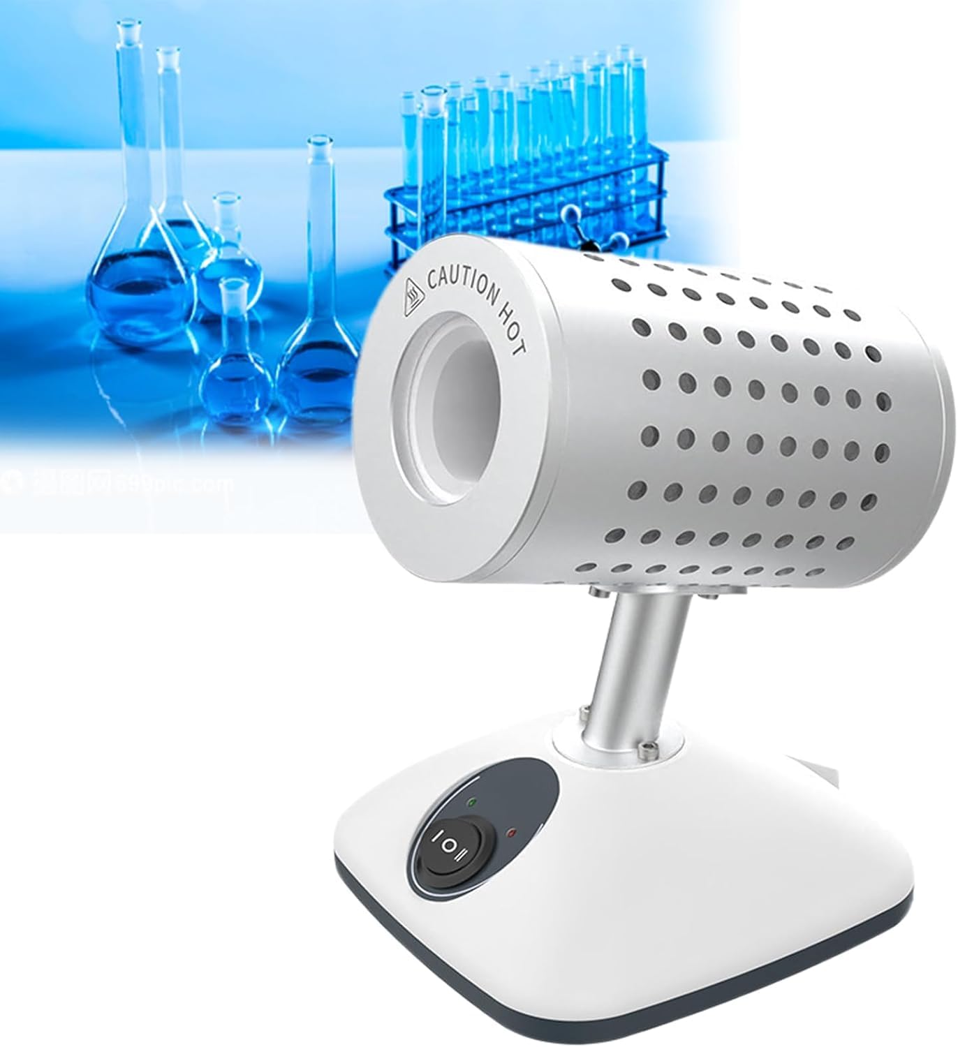 Sterylizator na podczerwień, sterylizator w autoklawie, regulowana temperatura ogrzewania 400°C/825°C, do narzędzi medycznych, skalpeli, igieł, pętli do szczepień