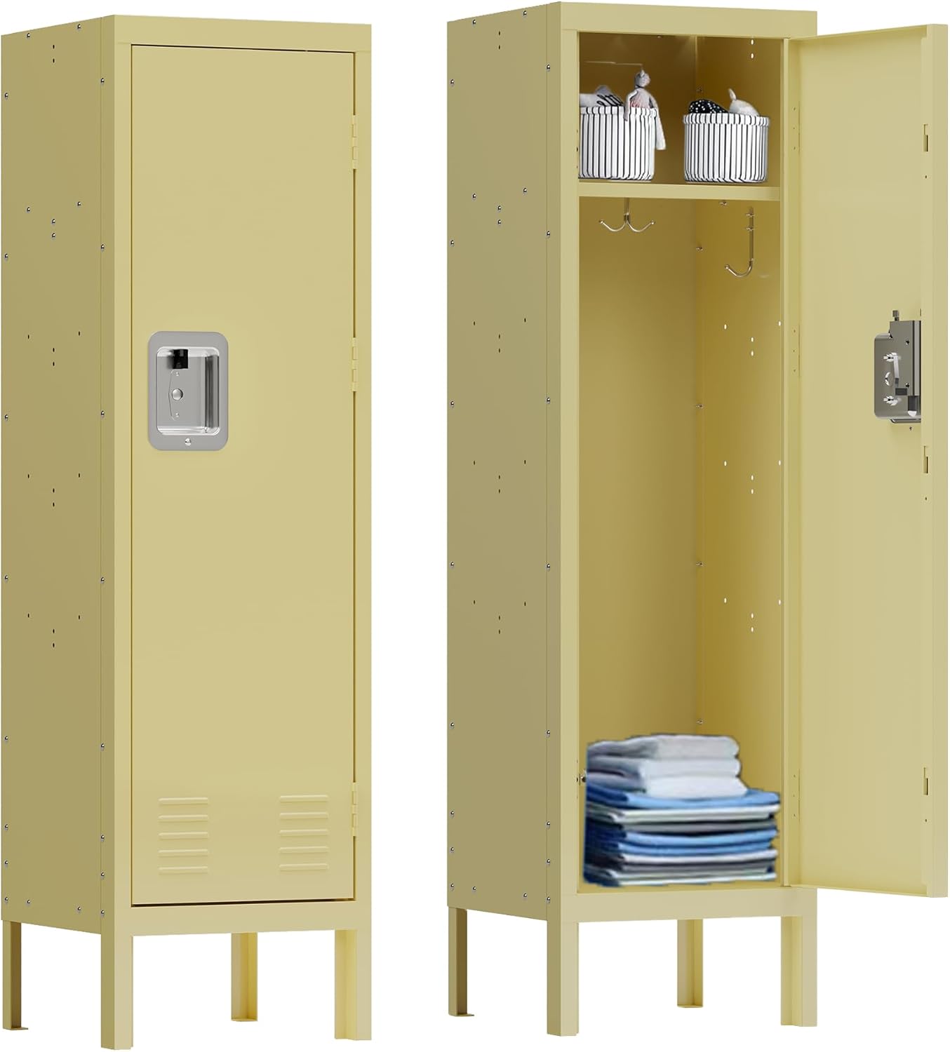 Campfun Metal Storage Locker Bedroom Locker