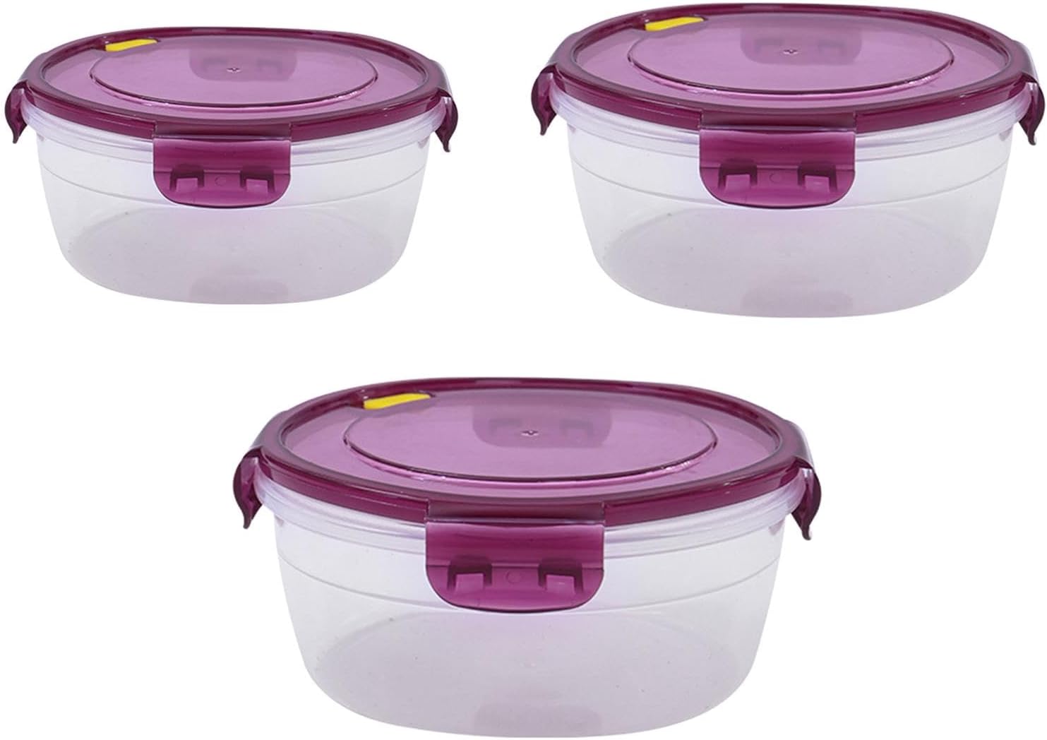 CLUB BOLLYWOOD®3 Pieces Outdoor Picnic Box Food Storage Container for Office Picnic Kitchen Red|Home & Garden | Kitchen, Dining & Bar | Kitchen Storage & Organization |3Pcs Fruit Lunch Box