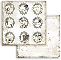 Vista 3 de STAMPERIA INTERNATIONAL, KFT Stamperia-Mini Scrapbooking Pad - Diario romántico, multicolor, 8 x 8 pulgadas, SBBS34