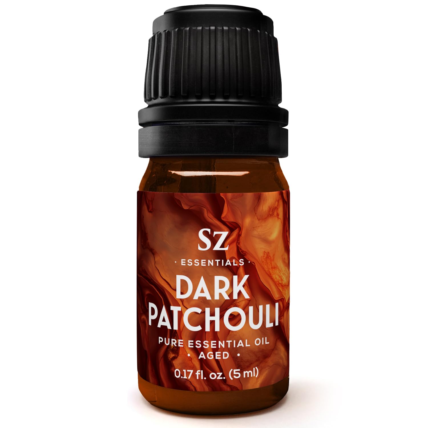5-Year Aged Dark-Patchouli – Premium Essential Oil – Deep, Earthy Aroma | 100% Pure for Aromatherapy, Wellness & Natural Perfumery – DIY | Therapeutic Grade & Vegan – 0.17 fl oz.