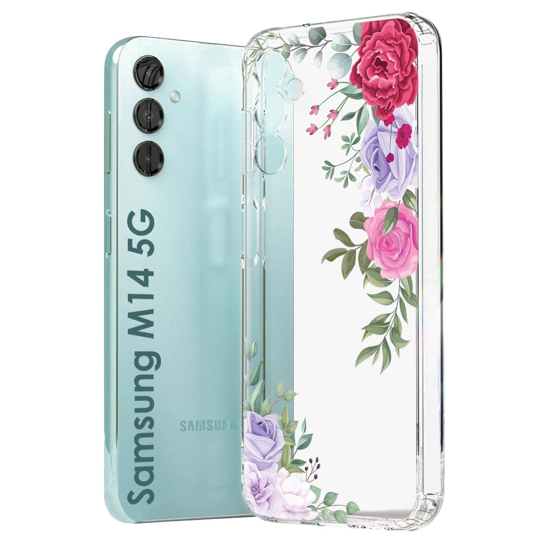Fashionury Silicone Designer Case for Samsung Galaxy M14 5G Back Cover for Samsung Galaxy M14 5G Printed Back Cover -D0125Multicolor (B0C3J3FKCJ) Amazon Price History, Amazon Price Tracker