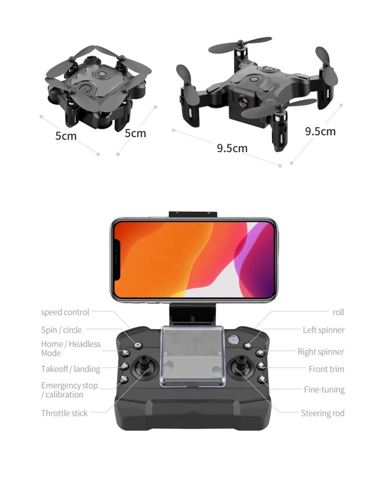 Drone Mini Drone V2 4K 1080P HD Kamera WiFi FPV Ciśnienie powietrza Wysokość Trzymaj Składany Quadcopter RC Drone Zabawka dla dzieci (Kolor: V2 480P-1Rozmiar baterii: 1) (V2 1080P 3bateria)