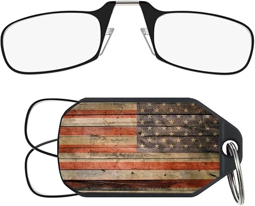 Miniatura 9 de Always With You by ThinOptics - Llavero con lentes de lectura, lectores de bolsillo delgados y plegables sin brazos con funda protectora para