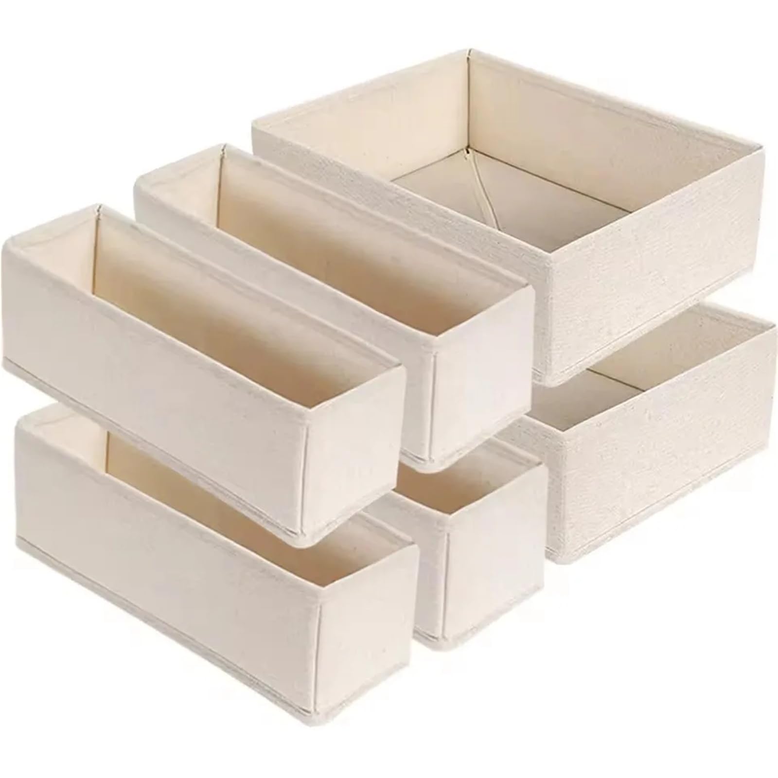 Organizador de cajones para Ropa Interior, Caja de Almacenamiento de Calcetines, Sujetadores, armarios y Ropa para Pantalones, Plegable.