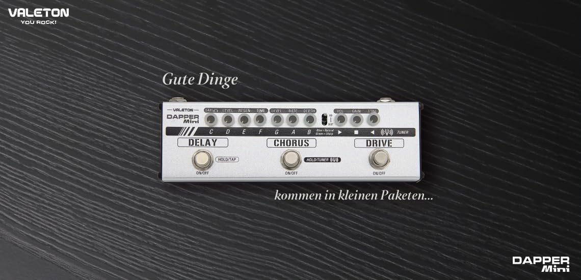 Valeton Dapper Mini - Multieffektgerät für Gitarren