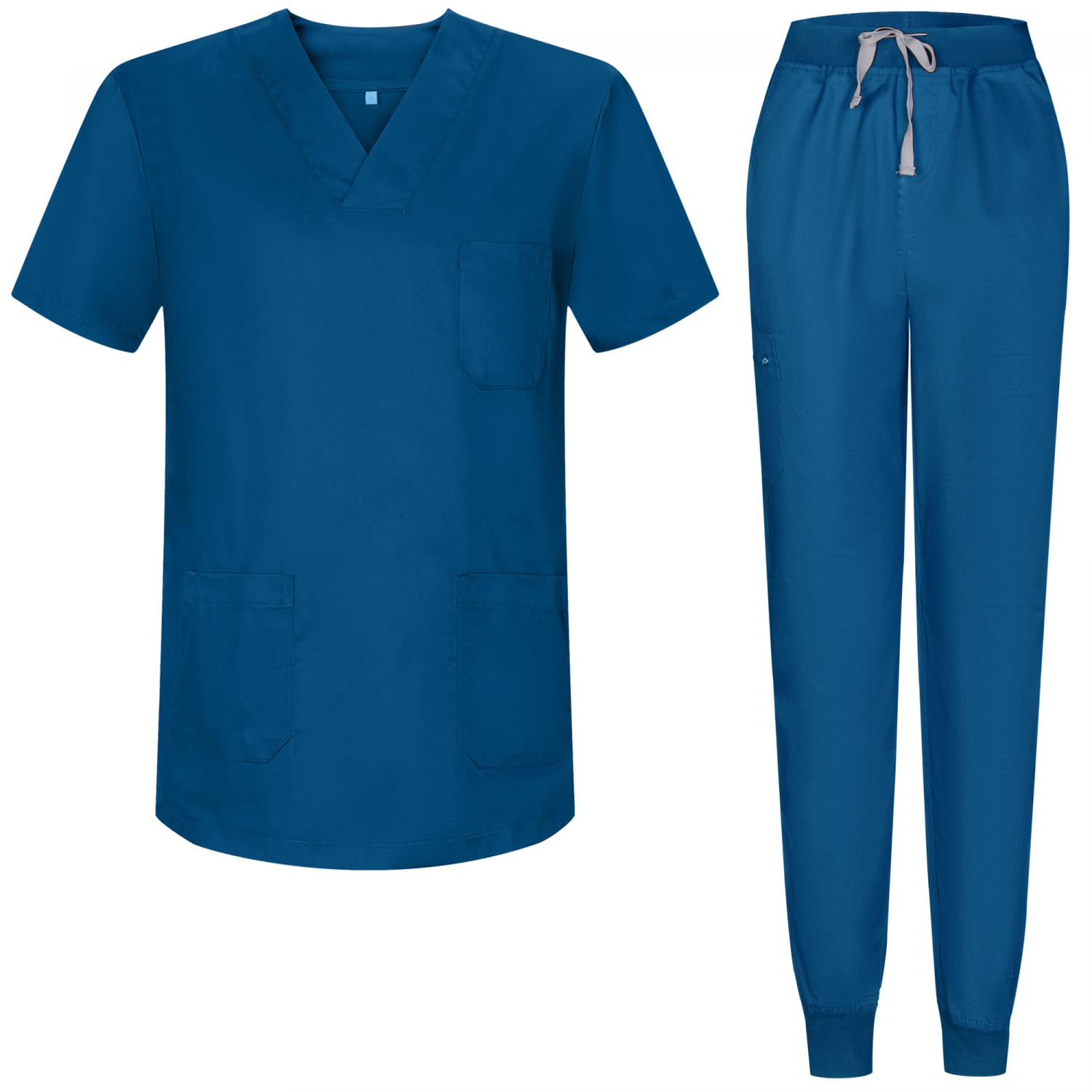 MISEMIYA - Unisex-Schrubb-Set - Medizinische Uniform mit Oberteil und Hose 817-8316