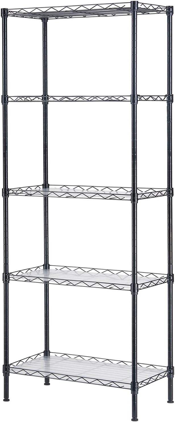 SINGAYE 5Shelf Adjustable Storage Shelving Organizer Wire