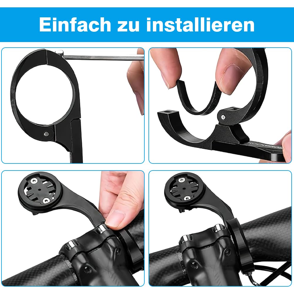 Fahrradhalterung für Garmin Edge 530 540 520 510 500 200 130 20 25 800 810 820 830 810 1000 1040 1030 Plus GPS Fahrrad Halterung Kompatibel mit Garmin Edge