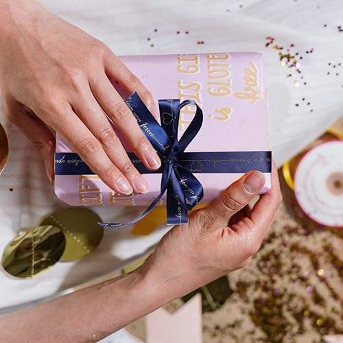 Miniatura 5 de EXCEART 4 rollos 5 Día de San Valentín Cinta Festival Regalo Navidad Artesanía Cinta Tratar Bolsa Pajarita Cinta de San Valentín Listones para