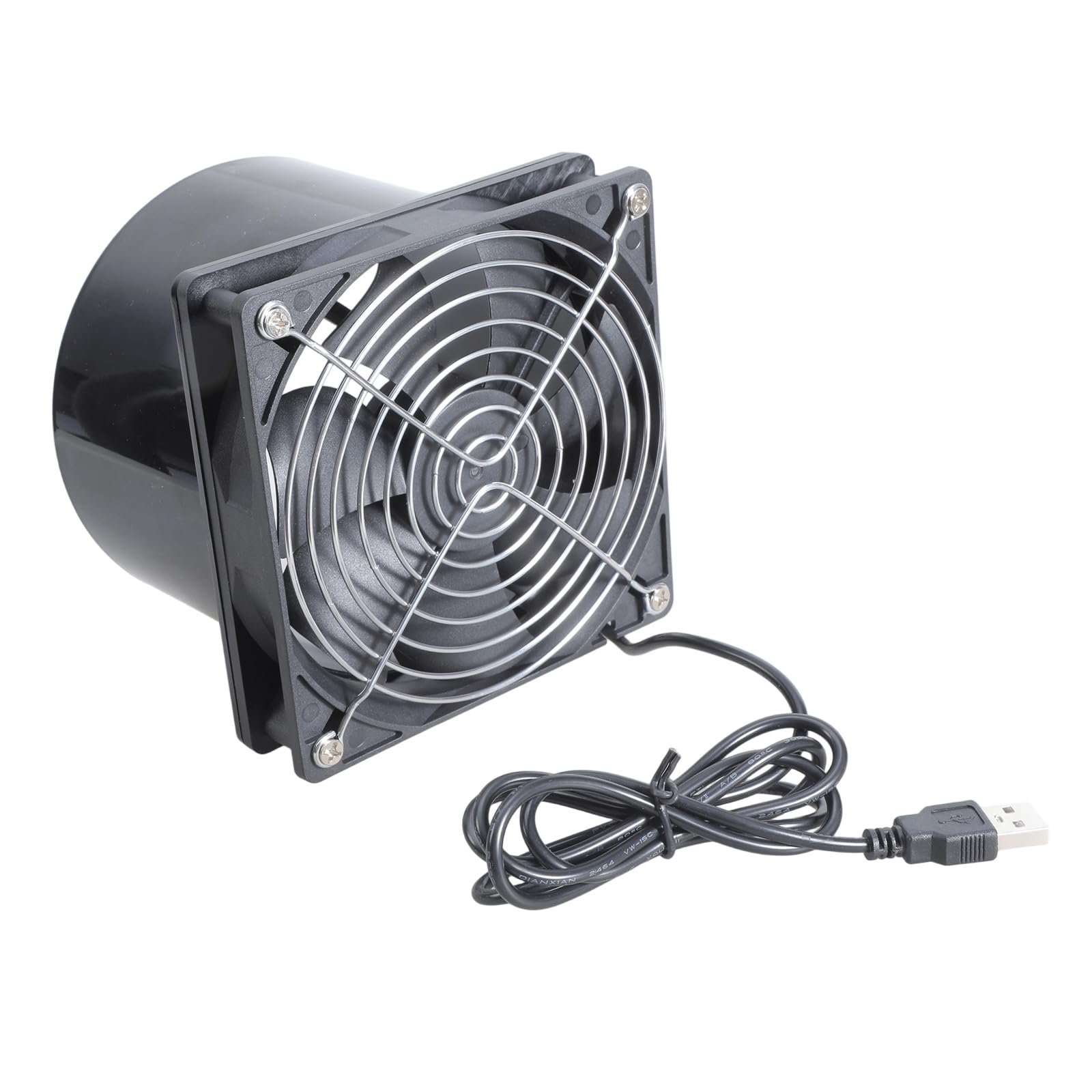Ljmyy USB Powered 12cm Exhaust Fan for 3D Printer Enclosures Efficient Ventilation and Soldering Ventilation