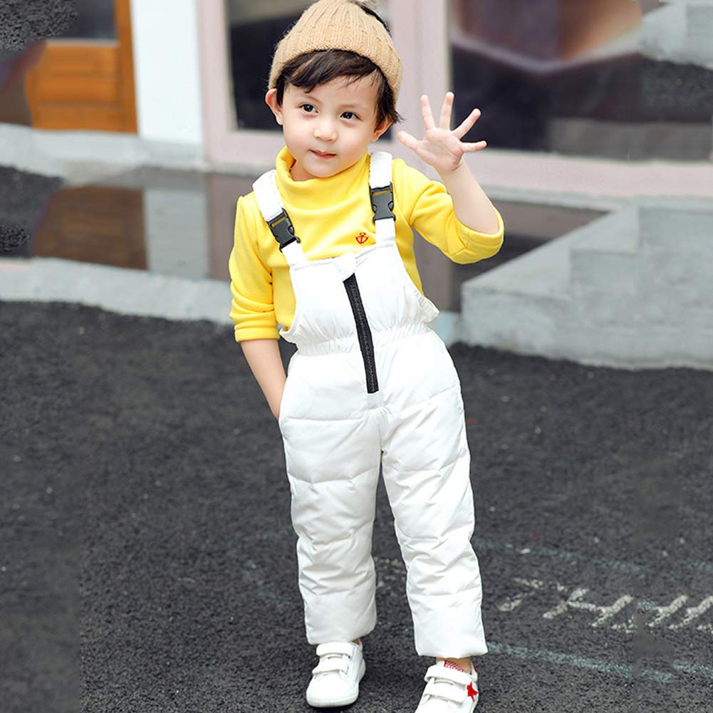 2pcs Traje de Nieve Plumas Invierno para Bebé Niños Parka Acolchada de Esquí Pantalones de Nieve