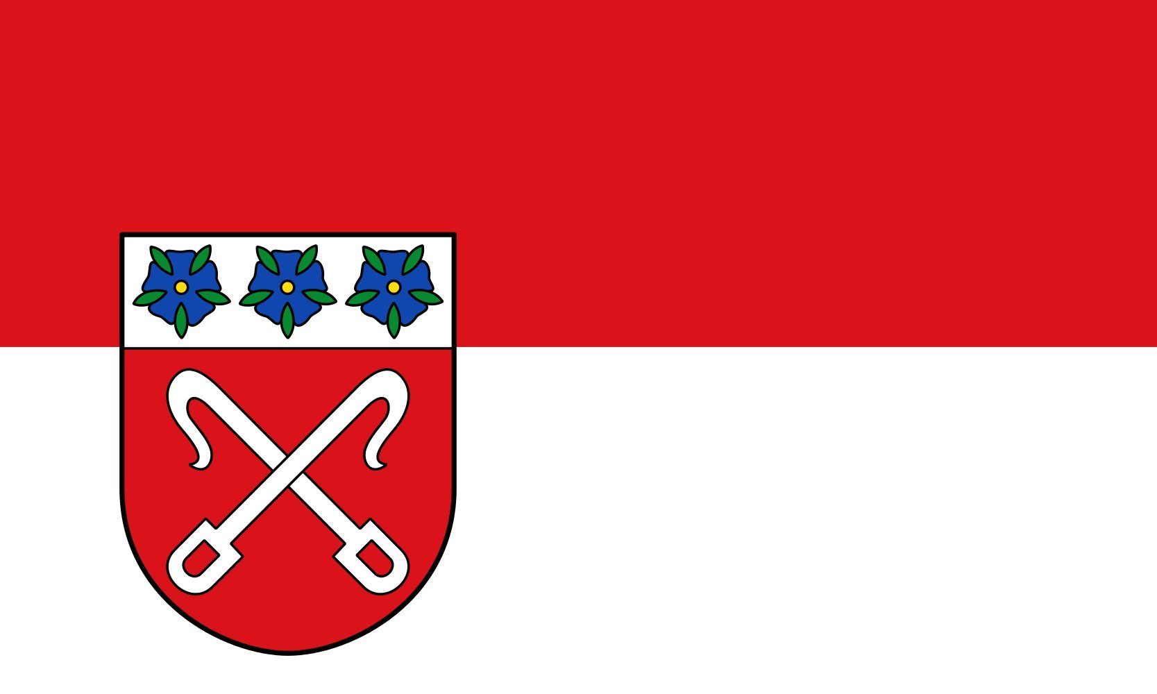 Drapeau Large Rahden pour en finir avec les toiles qui se déchirent au vent