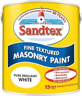 Sandtex Retail Fine Textured Masonry Brilliant White 2.5 L