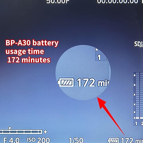 Miniatura 4 de Batería de repuesto para Canon BP-A30 compatible con EOS C200, EOS C70, C200B, C220B, EOS C300 Mark II, C300 MK III, C500 Mark II, X605 XF705 4K UHD