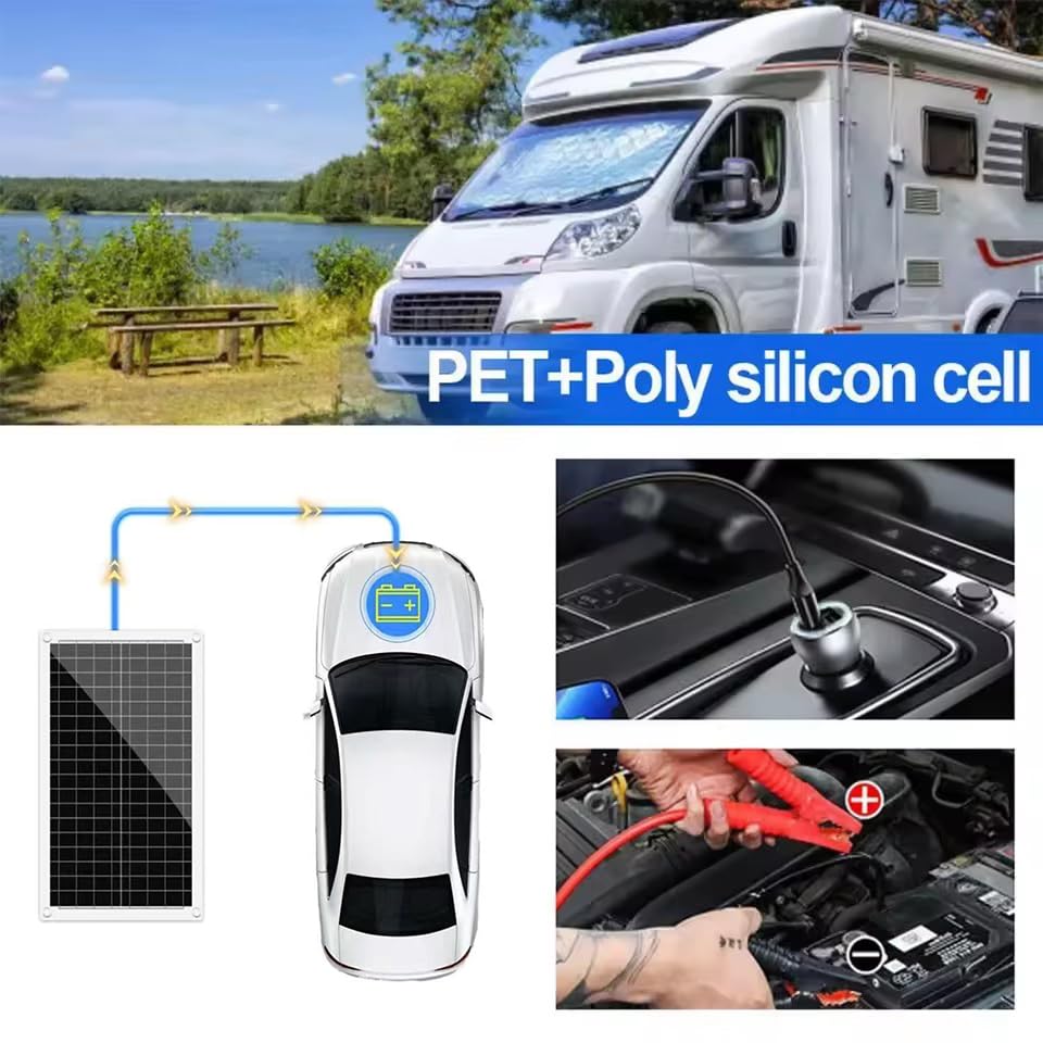 Panneau solaire pliable et compact, accessoire léger pour camping - 7