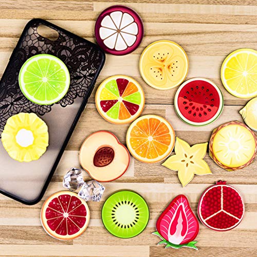 NUOBESTY 12 peças Adesivos de Frige Adorável Frutas Decoração Adesivo magnético Imã de Geladeira (Es