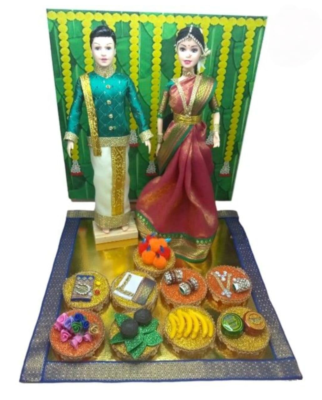 Latest Handmade Traditional Indian Costume Dolls Full Set fs2 (12 inches*12 inches) (B0D41N8KVY) Amazon Price History, Amazon Price Tracker