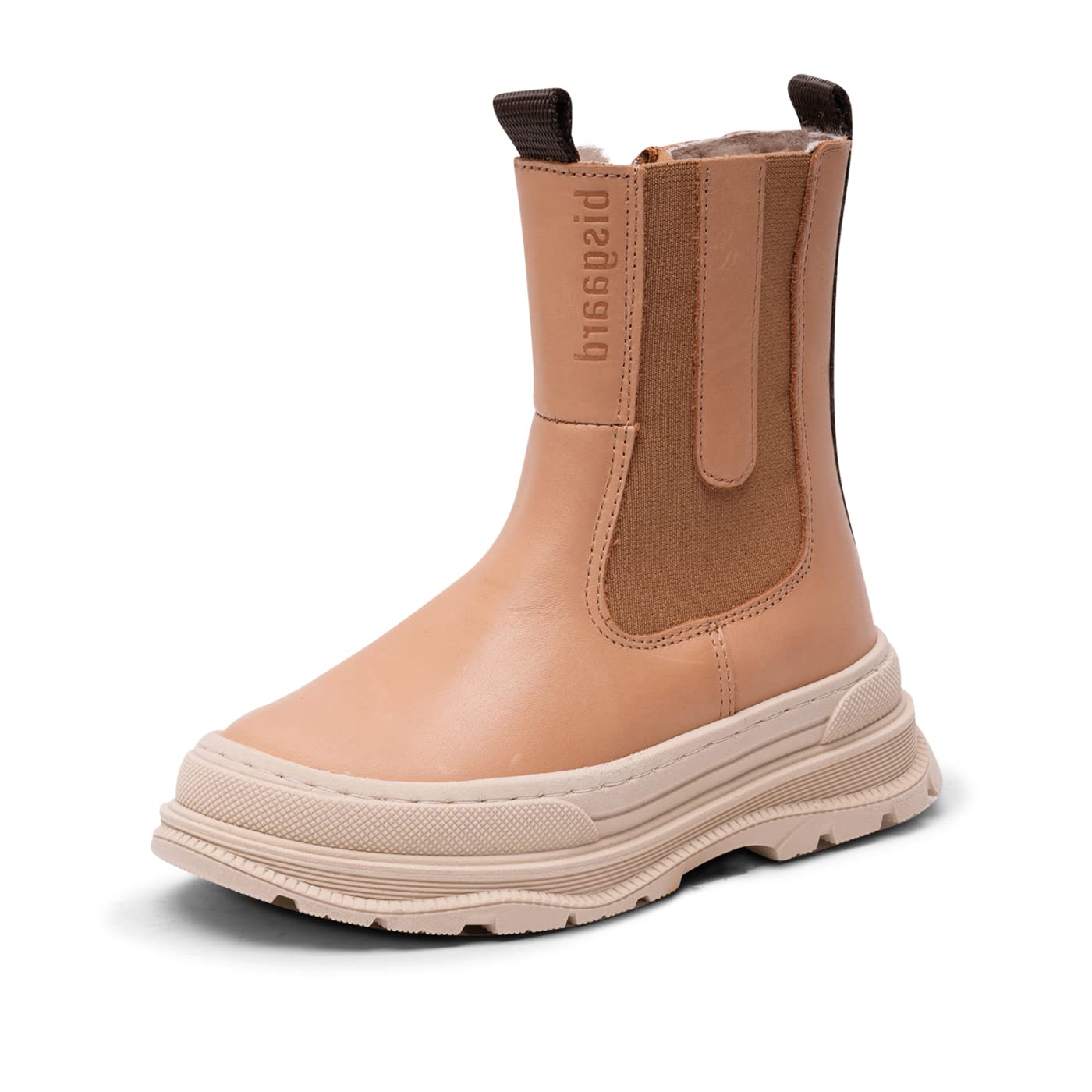 Bisgaard Mila Lamb Fashion Boot, Latte, 6 UK