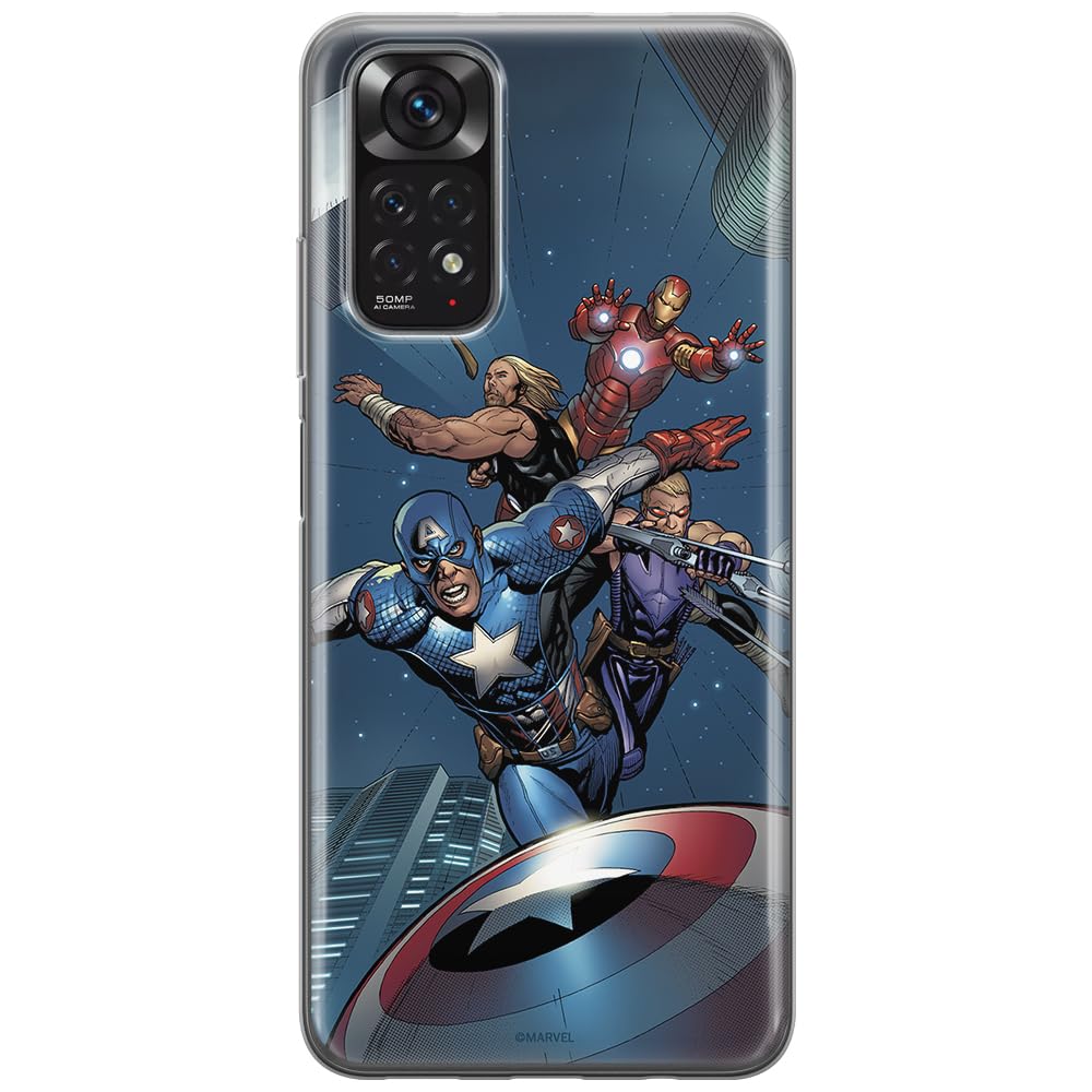 Coque Xiaomi Redmi Note 11S 4G antichoc Avengers 008 Marvel TPU