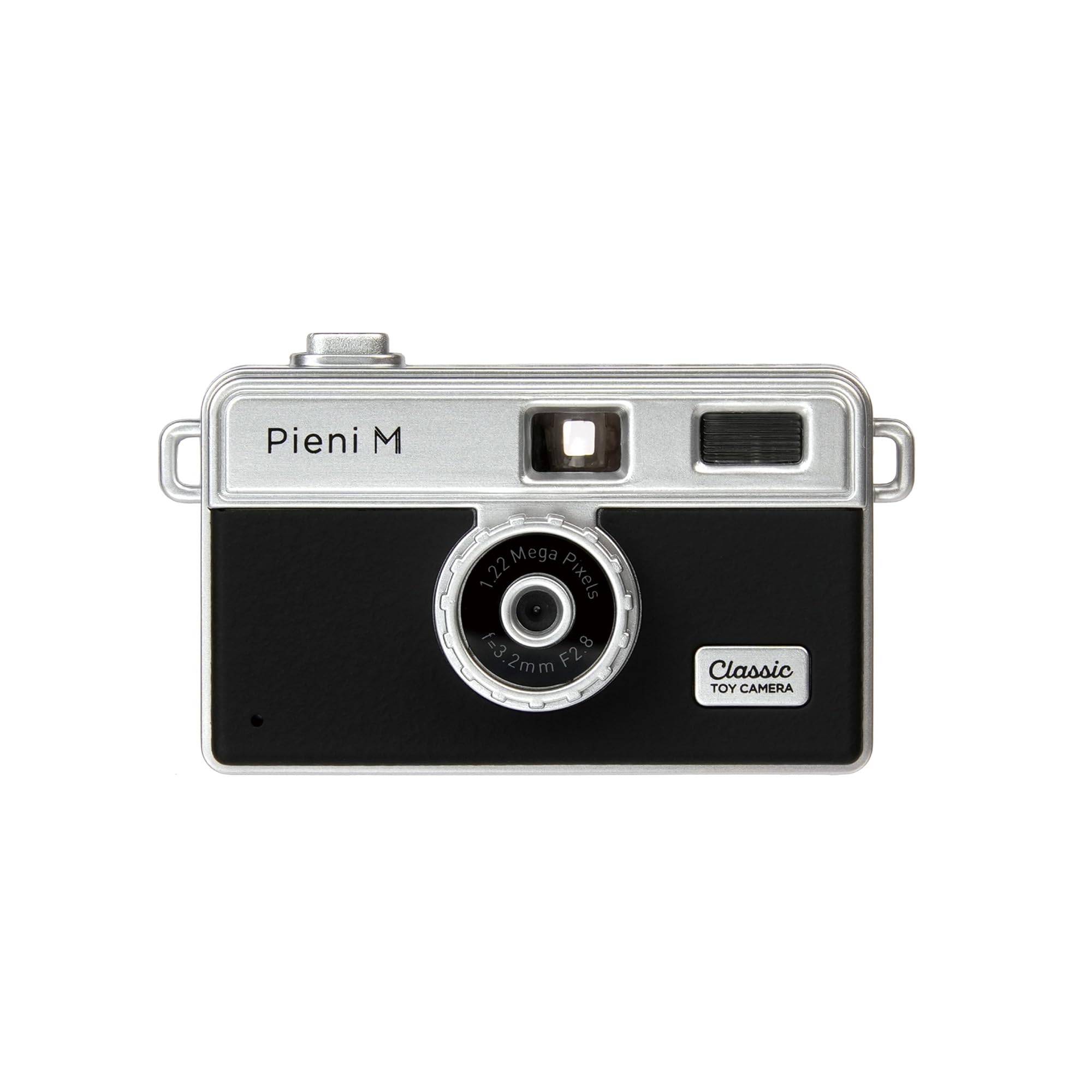 Kenko Mini Digital Toy Camera Pieni M, czarna, do nagrywania zdjęć i filmów, kompatybilna z kartami microSD, łącznie z paskiem na ramię, 446287