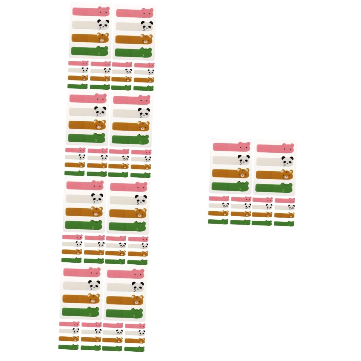 ABOOFAN 30packungen Bunte Seitenmarker Selbstklebende Index-labels Für Bücher Notizen Und Planung Transparent Und Wiederablösbar Für Schule Und Büro