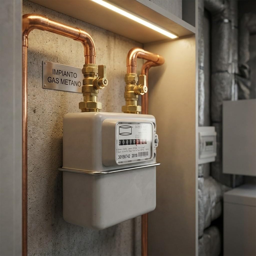 Compteur de gaz fiscal à membrane pour des mesures précises et sûres contre la fraude dans l'approvisionnement en gaz