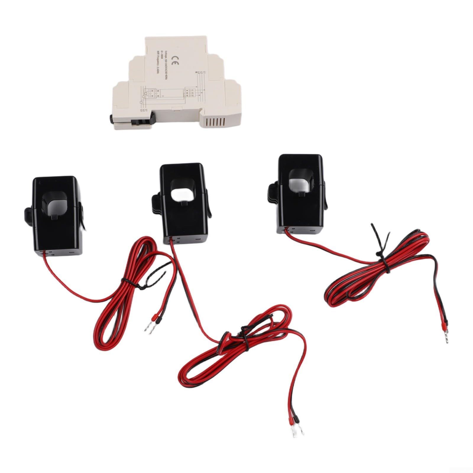 Contatore di energia intelligente a 3 fasi per Zigbee 100 A bidirezionale 3 fasi | Misurazione precisa, avanti/indietro per energia, 3 fasi, 4 conduttori, capacità 100 A, ottimizzazione dei costi
