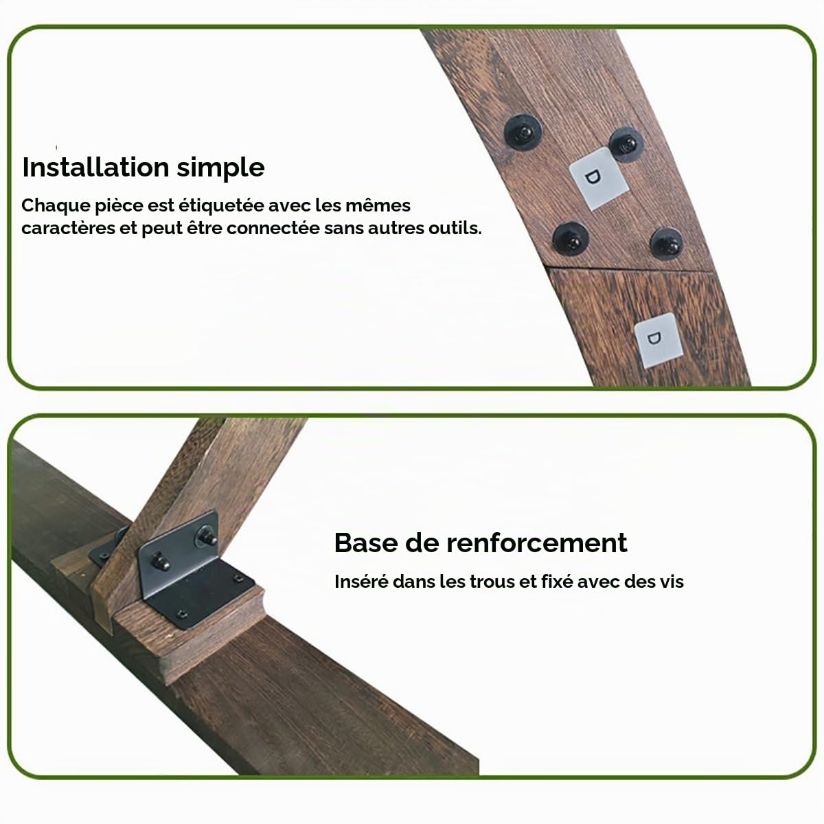 Arche de mariage extérieure pour cérémonie, arche de mariage ronde, arche de jardin, arche en bois, pour cérémonie de mariage, fête, demande en mariage, décoration de jardin, de plage et de forêt.